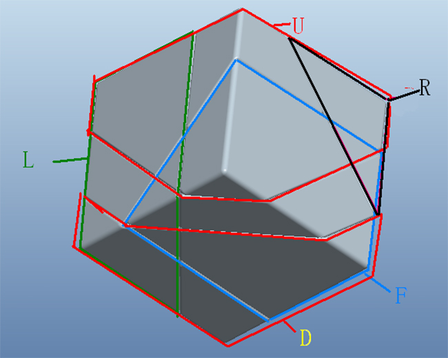 DaYan Tangram Magic Cube